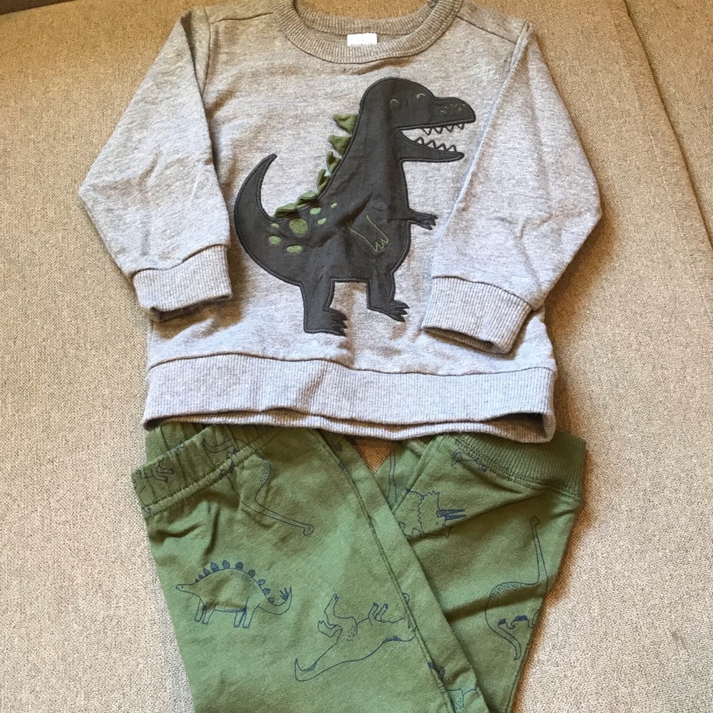 Dinosaur 2 Piece Sweater Set